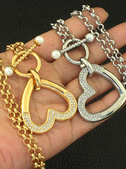 Load image into Gallery viewer, Stainless Steel Heart Pendant Necklace