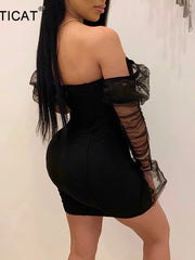 Load image into Gallery viewer, Sheer Sleeve Dress