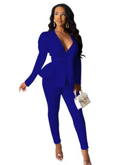 Load image into Gallery viewer, Women's Pants Suit w/ Bow