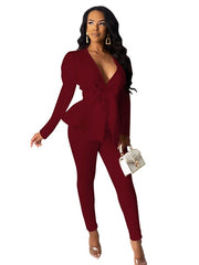Load image into Gallery viewer, Women's Pants Suit w/ Bow