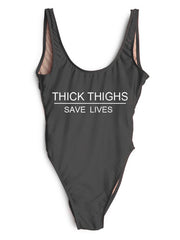 Load image into Gallery viewer, THICK THIGHS SAVE LIVES One Piece Swimsuit