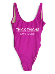 Load image into Gallery viewer, THICK THIGHS SAVE LIVES One Piece Swimsuit