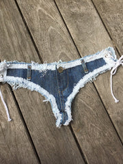 Load image into Gallery viewer, Denim Micro Short