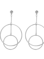 Load image into Gallery viewer, Double Circle Earrings