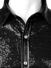 Load image into Gallery viewer, Long Sleeve Sequin Shirt