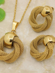 Load image into Gallery viewer, Pendant Necklace And Earrings