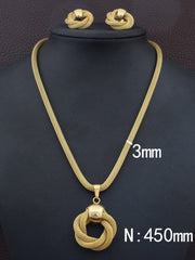 Load image into Gallery viewer, Pendant Necklace And Earrings