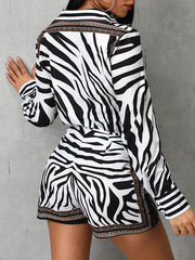 Load image into Gallery viewer, Zebra Print Two-Piece Set