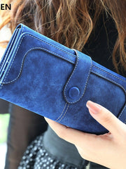 Load image into Gallery viewer, Faux Suede Wallet