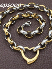 Load image into Gallery viewer, Stainless Steel Heart Necklace