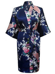 Load image into Gallery viewer, Floral Print Kimono Robe