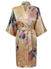 Load image into Gallery viewer, Floral Print Kimono Robe