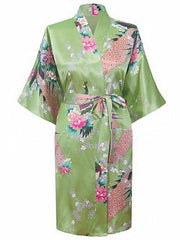 Load image into Gallery viewer, Floral Print Kimono Robe