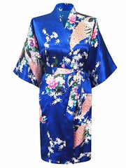 Load image into Gallery viewer, Floral Print Kimono Robe