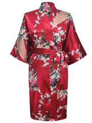 Load image into Gallery viewer, Floral Print Kimono Robe