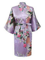 Load image into Gallery viewer, Floral Print Kimono Robe
