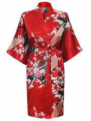 Load image into Gallery viewer, Floral Print Kimono Robe