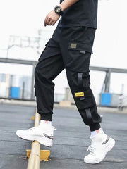 Load image into Gallery viewer, Men's Side Pockets Cargo Pants