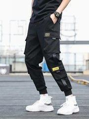 Load image into Gallery viewer, Men's Side Pockets Cargo Pants