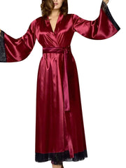 Load image into Gallery viewer, Long Satin Robe