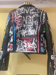 Load image into Gallery viewer, Long Sleeve Graffiti Jacket