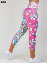 Load image into Gallery viewer, Rainbow Unicorn Leggings