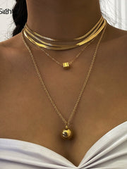 Load image into Gallery viewer, Multi-Layer Necklaces Set