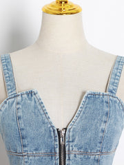 Load image into Gallery viewer, Patchwork Denim Top