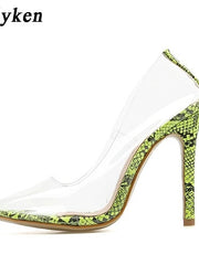 Load image into Gallery viewer, Clear High Heel Shoes