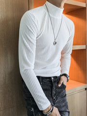 Load image into Gallery viewer, Velvet Turtleneck T-Shirt