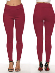 Load image into Gallery viewer, Women Pencil Pants Cotton Trousers - vendach