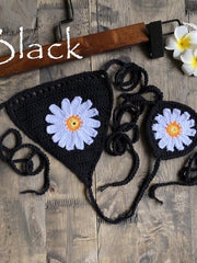 Load image into Gallery viewer, Crochet Flower Bikini