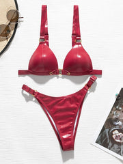 Load image into Gallery viewer, Gold Accent Bikini