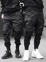 Load image into Gallery viewer, Men's Black Cargo Pants