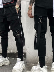 Load image into Gallery viewer, Men's Black Cargo Pants