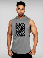 Load image into Gallery viewer, NO PAIN NO GAIN HOODED TANK