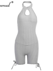 Load image into Gallery viewer, Ruched Butt Rompers