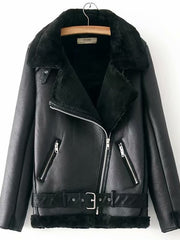 Load image into Gallery viewer, Women's Velvet Motorcycle Jacket