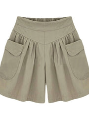 Load image into Gallery viewer, Pleated Shorts with Pockets