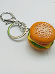 Load image into Gallery viewer, Burger Key Chain