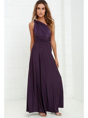 Load image into Gallery viewer, Multiway Wrap Convertible Boho Maxi Dress