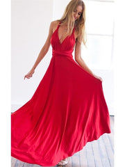Load image into Gallery viewer, Multiway Wrap Convertible Boho Maxi Dress