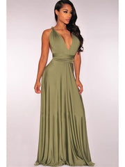 Load image into Gallery viewer, Multiway Wrap Convertible Boho Maxi Dress