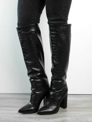 Load image into Gallery viewer, Chunky Heeled Boots