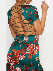 Load image into Gallery viewer, Crisscross Back Dress