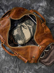 Load image into Gallery viewer, Travel Leather Bag