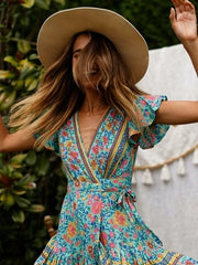 Load image into Gallery viewer, Floral Print Dress