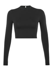 Load image into Gallery viewer, Long Sleeved Crop Top