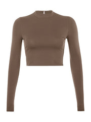 Load image into Gallery viewer, Long Sleeved Crop Top