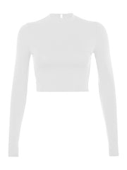Load image into Gallery viewer, Long Sleeved Crop Top